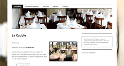 Desktop Screenshot of lacadole.net