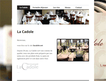 Tablet Screenshot of lacadole.net